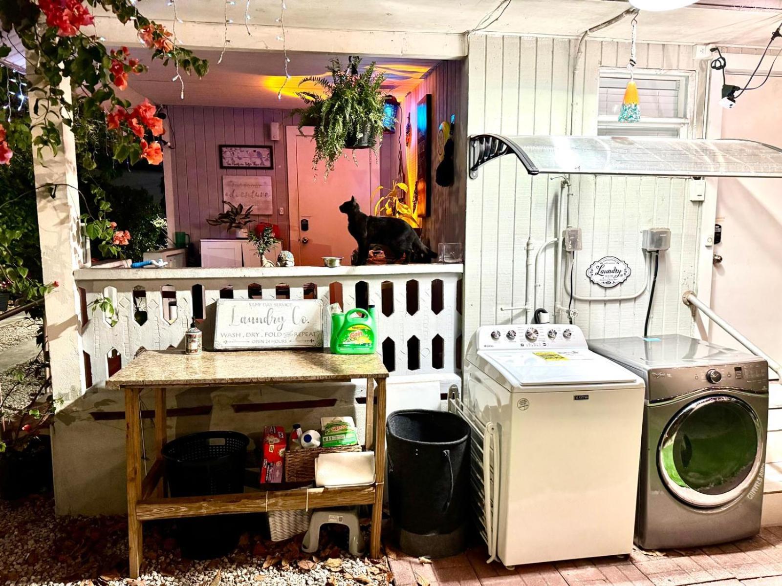 Quiet & Centrally Located House - Private Parking, Laundry And Storage For Luggage ไมอามี ภายนอก รูปภาพ